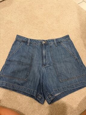 Banana Republic Factory Vintage-Style Blue Denim Shorts